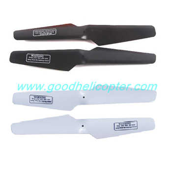 u818s u818sw quad copter Blades propellers (2pcs white + 2pcs black) - Click Image to Close